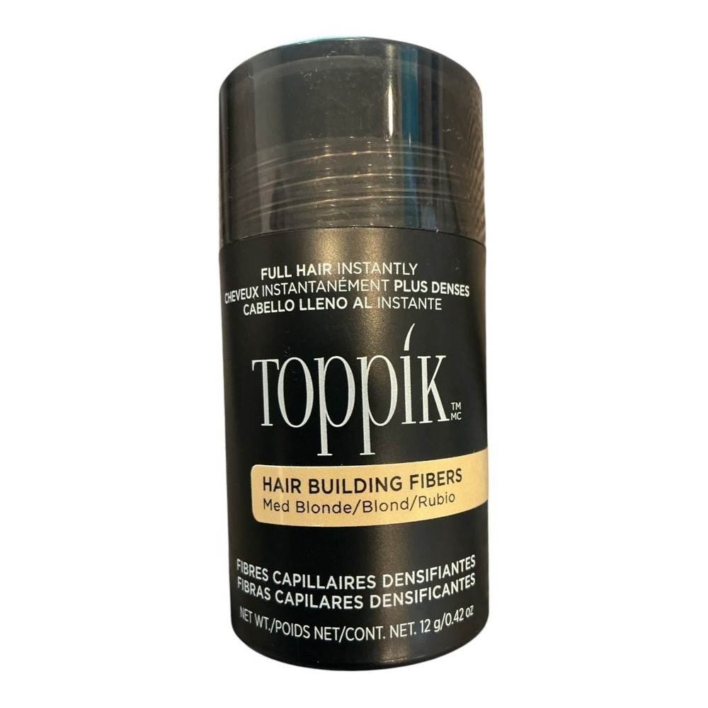 Toppik Hair Building Fibers (12g) Medium Blonde Thickening